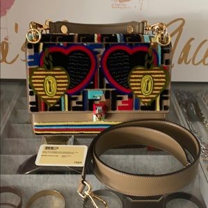 Sold-Fendi Kan I Velvet Logo